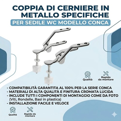 Coppia cerniere ricambio per - ricambio,