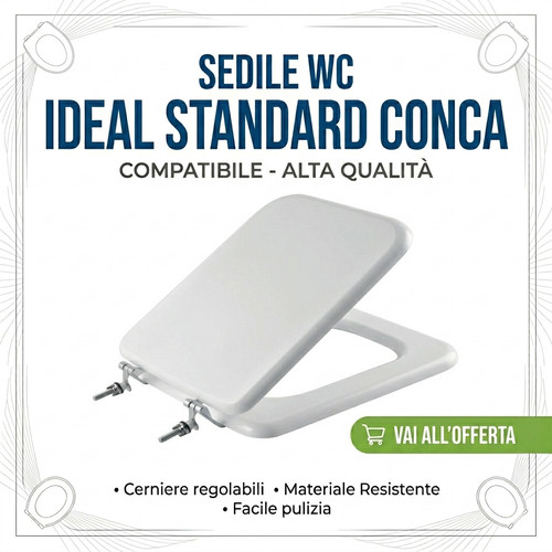 Sedile ricambio conca - sedile, ideal