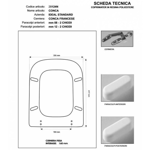 Copriwater ideal standard - ideal,